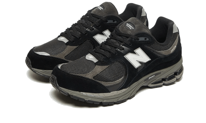 Overkicks - New Balance 2002R Black Dark Grey White (M2002RR1) - vista trasera
