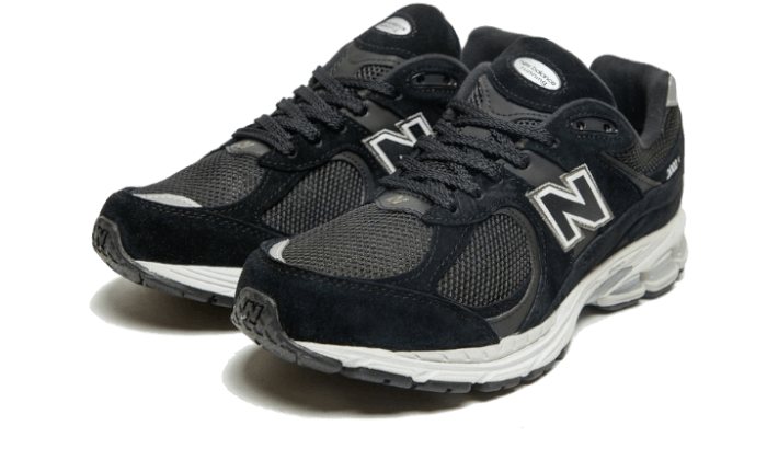 Overkicks - New Balance 2002R Black Dark Grey White (M2002RR1) - vista superior