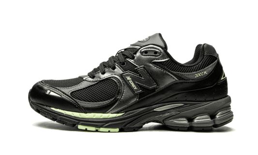 Overkicks - New Balance 2002R Black Silver Green (M2002RLD) - vista lateral
