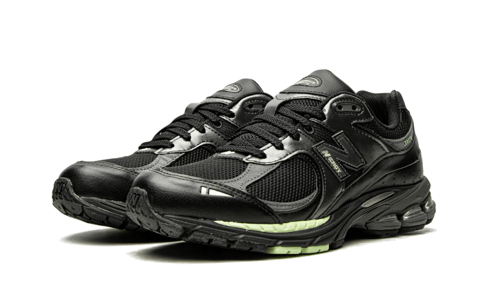Overkicks - New Balance 2002R Black Silver Green (M2002RLD) - vista trasera
