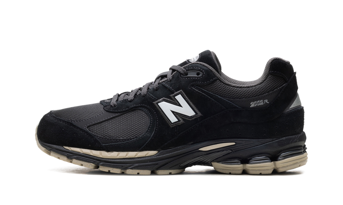 Overkicks - New Balance 2002R Black Timber Wolf White (U2002RL) - vista lateral