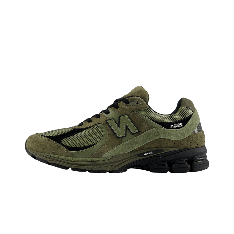 Overkicks - New Balance 2002R Dark Camo Dark Olivine (M2002ROL) - vista lateral