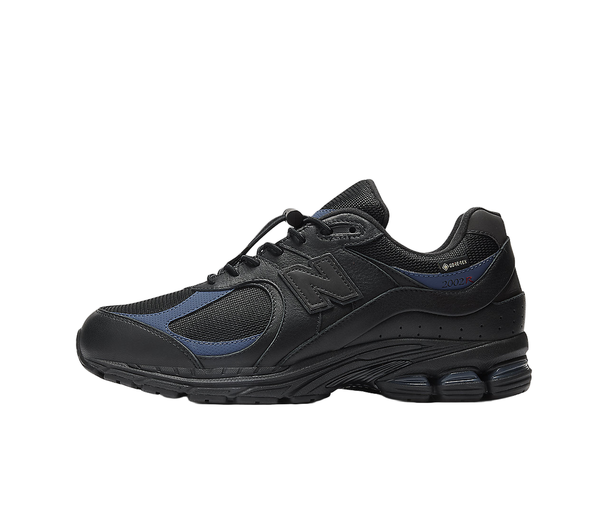 Overkicks - New Balance 2002R Gore-Tex JJJJound Black Storm (M2002RXW) - vista lateral