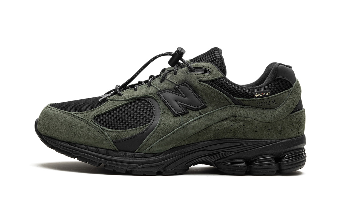 Overkicks - New Balance 2002R Gore-Tex JJJJound Pine (M2002RXY) - vista lateral