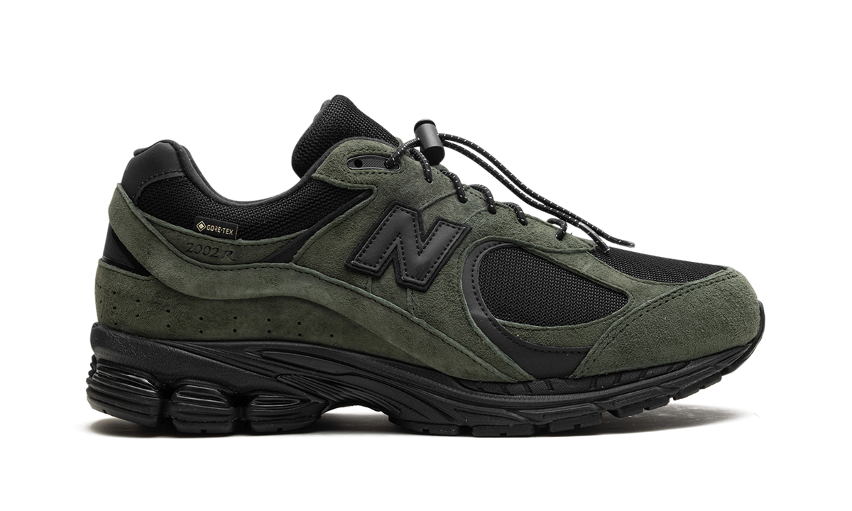 Overkicks - New Balance 2002R Gore-Tex JJJJound Pine (M2002RXY) - detalle talón