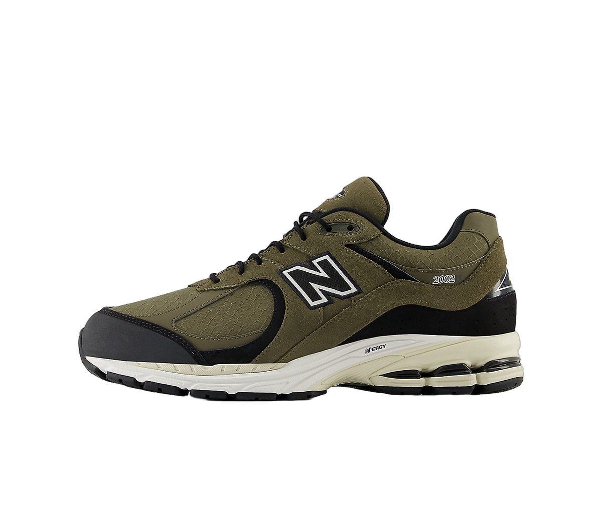 Overkicks - New Balance 2002R Gore-Tex Olive (M2002RXU) - vista lateral