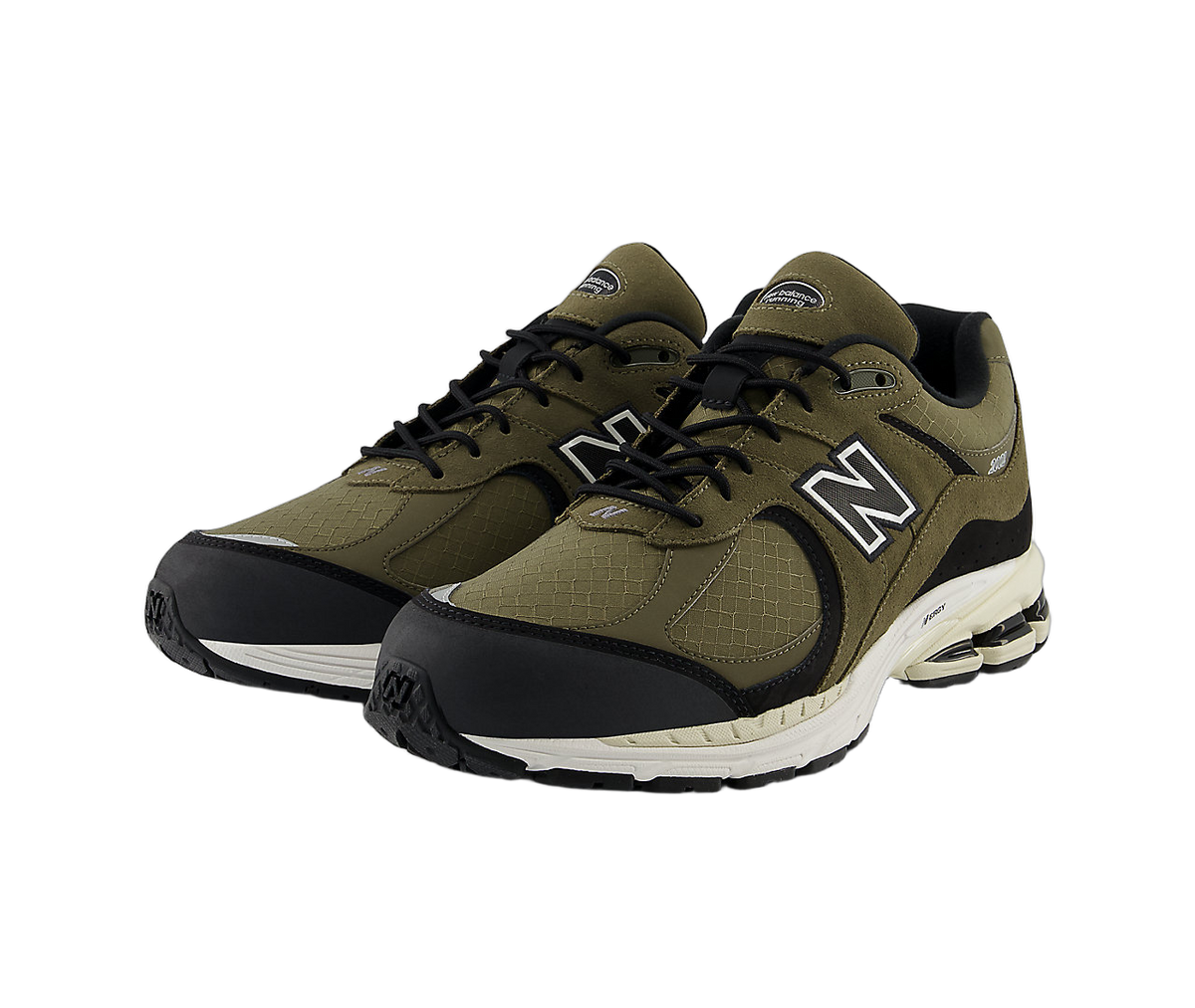 Overkicks - New Balance 2002R Gore-Tex Olive (M2002RXU) - vista trasera