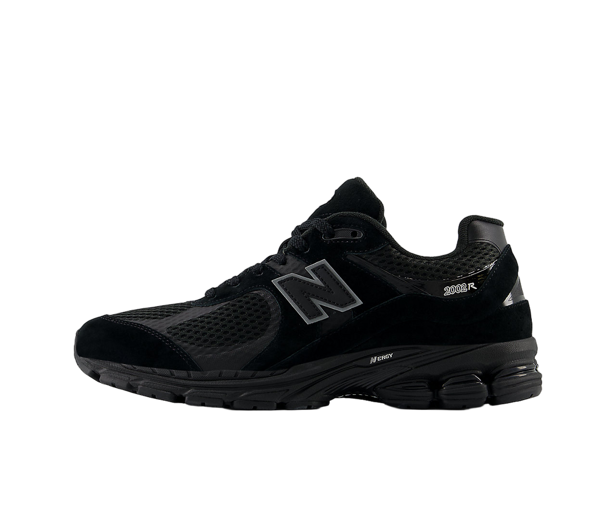 Overkicks - New Balance 2002R Mesh Black Metallic (M2002WB) - vista lateral
