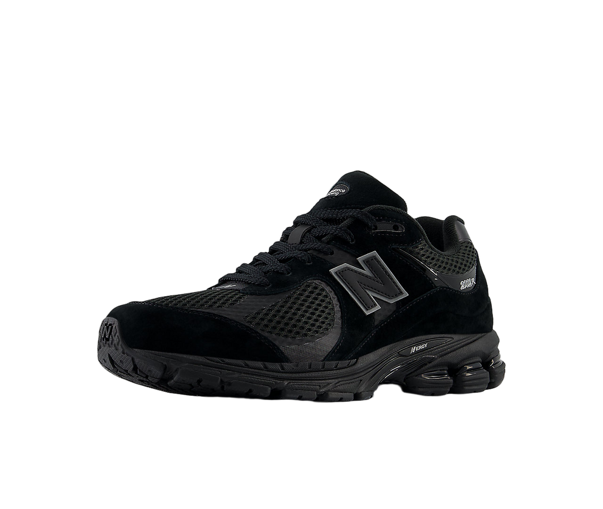 Overkicks - New Balance 2002R Mesh Black Metallic (M2002WB) - vista trasera