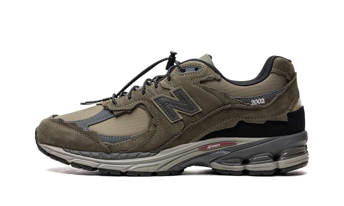 Overkicks - New Balance 2002R Protection Pack Dark Moss (M2002RDN) - vista lateral