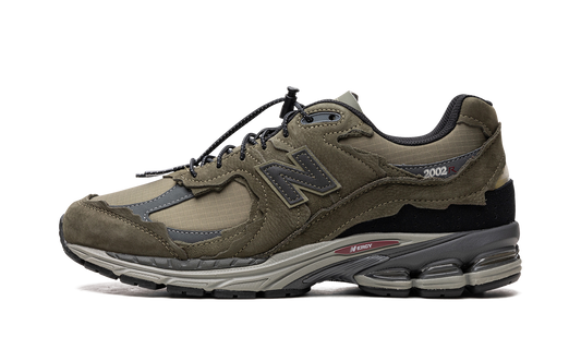 Overkicks - New Balance 2002R Protection Pack Dark Moss (M2002RDN) - vista lateral