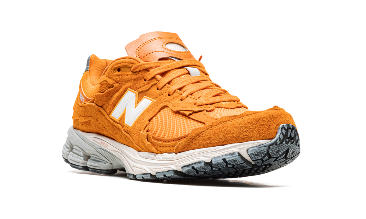 Overkicks - New Balance 2002R Protection Pack Vintage Orange (M2002RDE) - detalle lateral interior