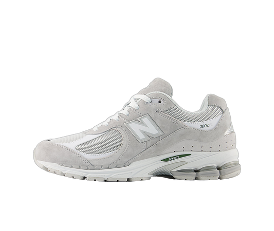 Overkicks - New Balance 2002R Rain Cloud Grey Matter White Green (U2002RK) - vista lateral