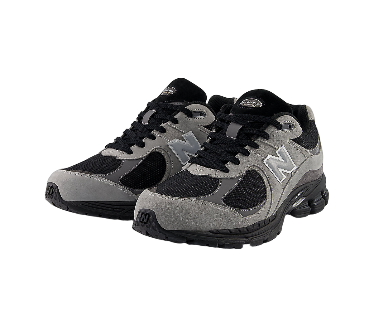 Overkicks - New Balance 2002R Slate Grey Black Silver (U2002RM) - vista trasera