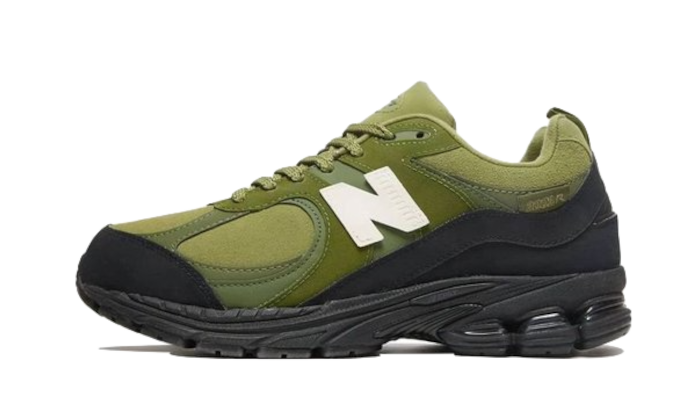 Overkicks - New Balance 2002R The Basement Moss Green (M2002RBB) - vista lateral