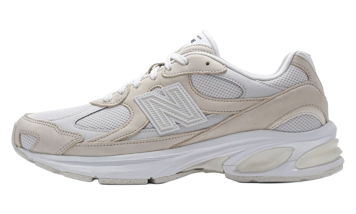 Overkicks - New Balance 2010 Comme des Garçons White Grey (U20109ZS) - vista lateral