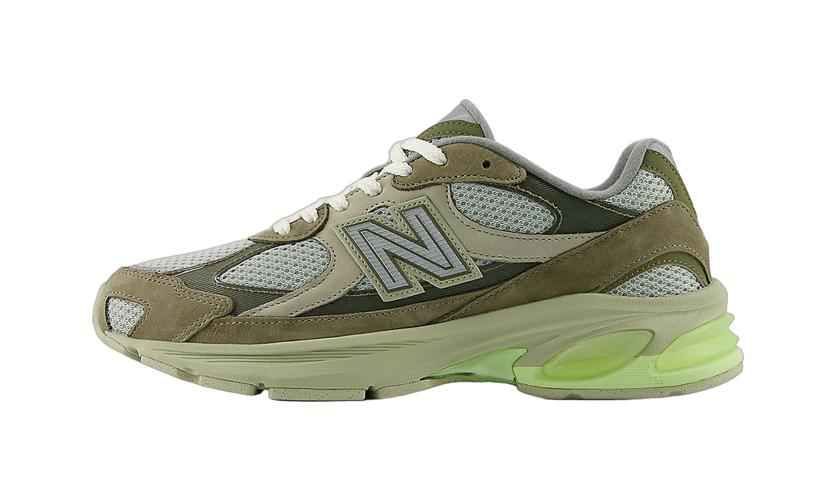 Overkicks - New Balance 2010 Covert Green Dry Lime (U20101AH) - vista lateral