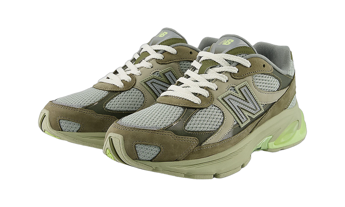 Overkicks - New Balance 2010 Covert Green Dry Lime (U20101AH) - vista trasera