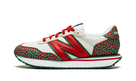 Overkicks - New Balance 237 Casablanca Red Monogram (MS237CBB) - vista lateral