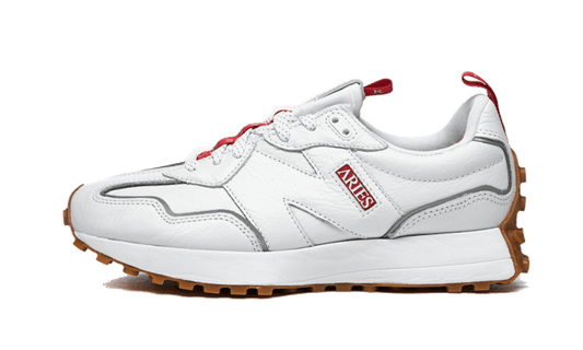 Overkicks - New Balance 327 Aries White (MS327ARI) - vista lateral