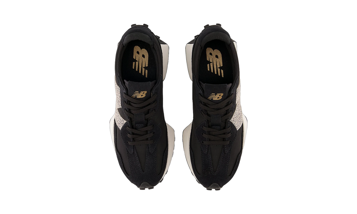 Overkicks - New Balance 327 Black Leopard (Womens) (WS327PH) - par completo