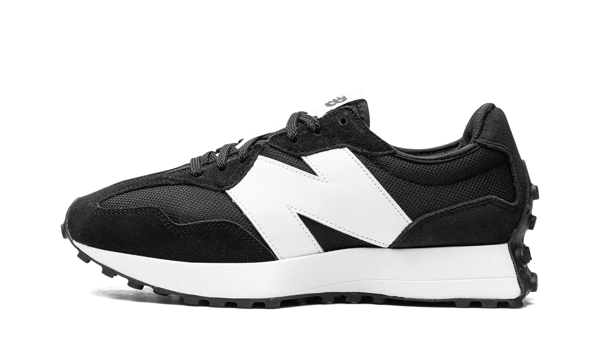 New Balance 327 Black White N Logo