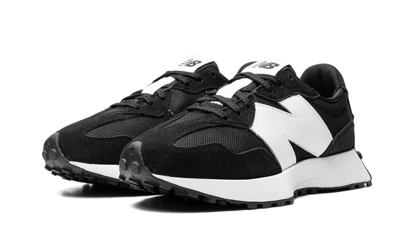 New Balance 327 Black White N Logo