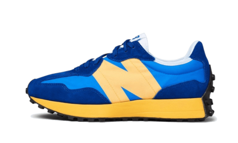 Overkicks - New Balance 327 Blue (MS327CLB) - vista lateral