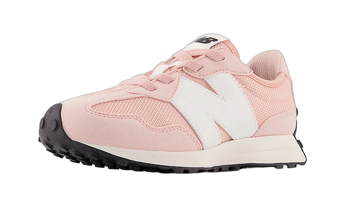 Overkicks - New Balance 327 Bungee Lace Pink Haze White (PS) (PH327CGP) - imagen 2