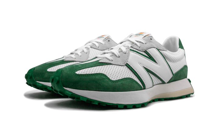 Overkicks - New Balance 327 Casablanca Green (MS327CBD) - vista trasera