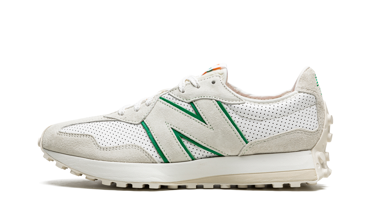 Overkicks - New Balance 327 Casablanca Green Logo (MS327CBA) - vista lateral