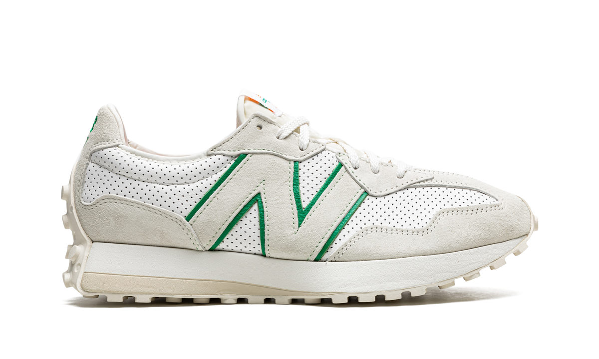 Overkicks - New Balance 327 Casablanca Green Logo (MS327CBA) - detalle talón
