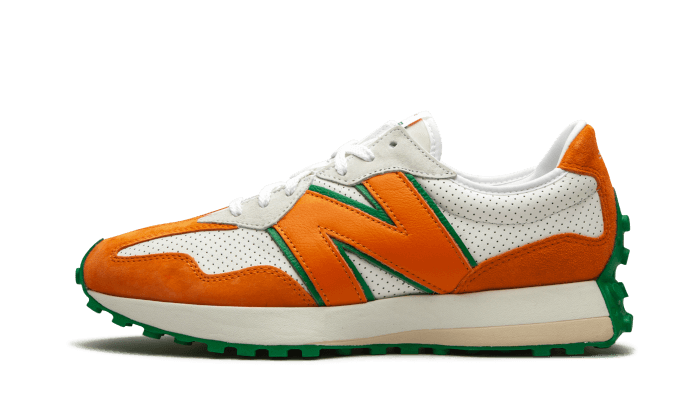 Overkicks - New Balance 327 Casablanca Orange (MS327CBB) - vista lateral