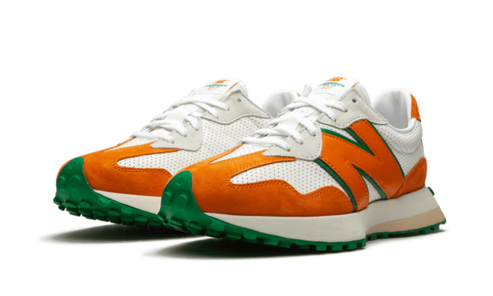 Overkicks - New Balance 327 Casablanca Orange (MS327CBB) - vista trasera