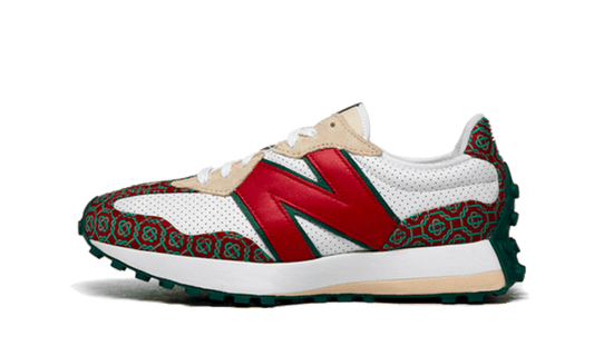 Overkicks - New Balance 327 Casablanca Red Monogram (MS327CAA) - vista lateral