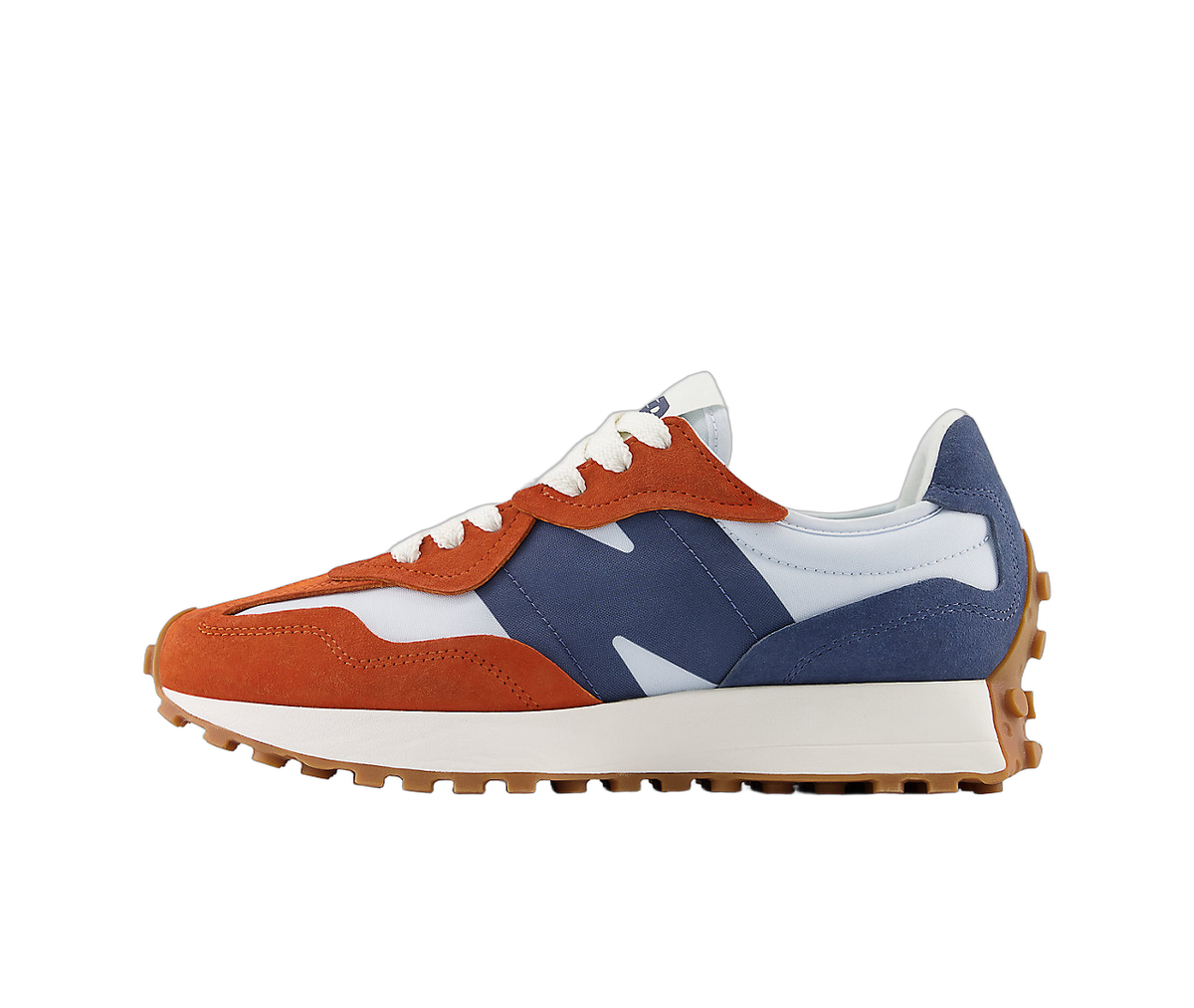 Overkicks - New Balance 327 Cayenne Vintage Indigo (U327WEJ) - vista lateral