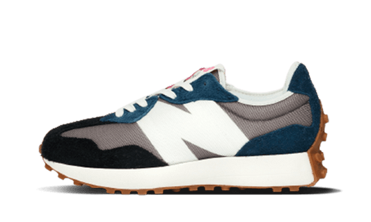 Overkicks - New Balance 327 Grey Navy Black (MS327SFB) - vista lateral