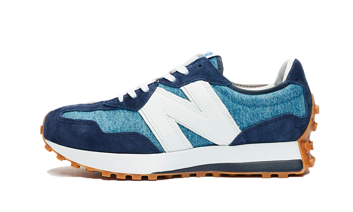 Overkicks - New Balance 327 Levis Navy (MS327LVA) - vista lateral