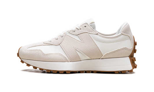 Overkicks - New Balance 327 Linen Sea Salt Gum (Womens) (WS327NKD) - vista lateral
