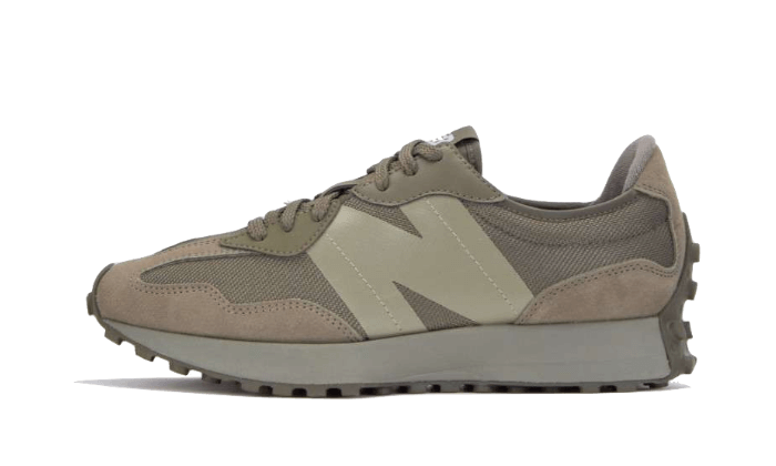 Overkicks - New Balance 327 Military Green (MS327SG) - vista lateral