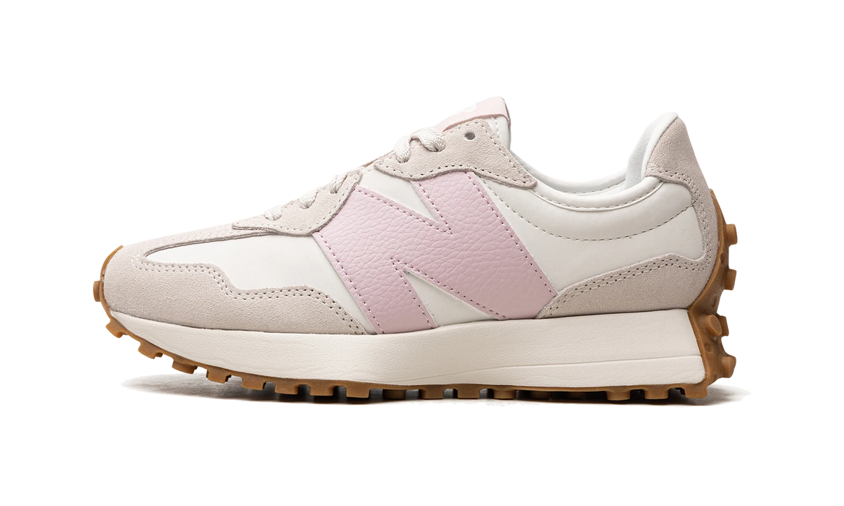 Overkicks - New Balance 327 Moonbeam December Sky (Womens) (WS327OR) - vista lateral