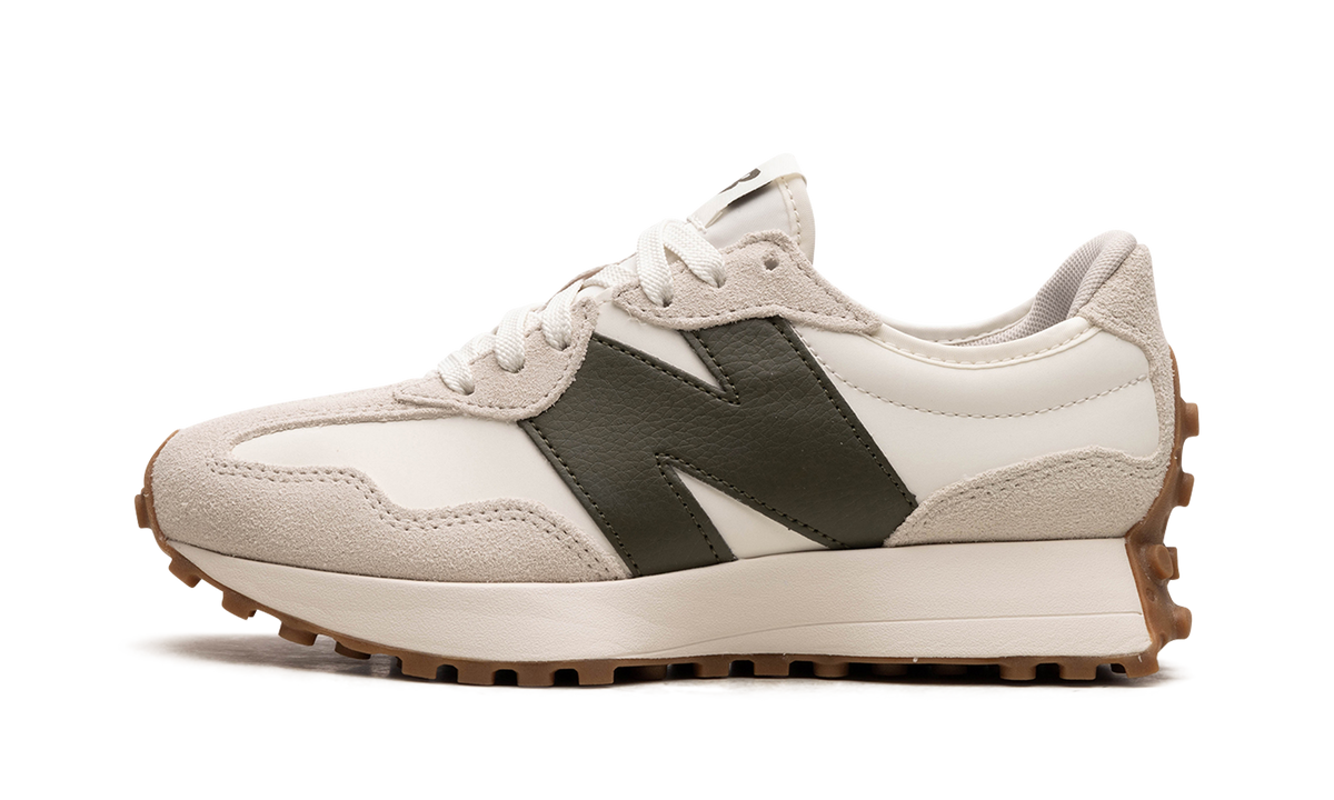 Overkicks - New Balance 327 Moonbeam Oak Leaf Green (MS327ASN) - vista lateral