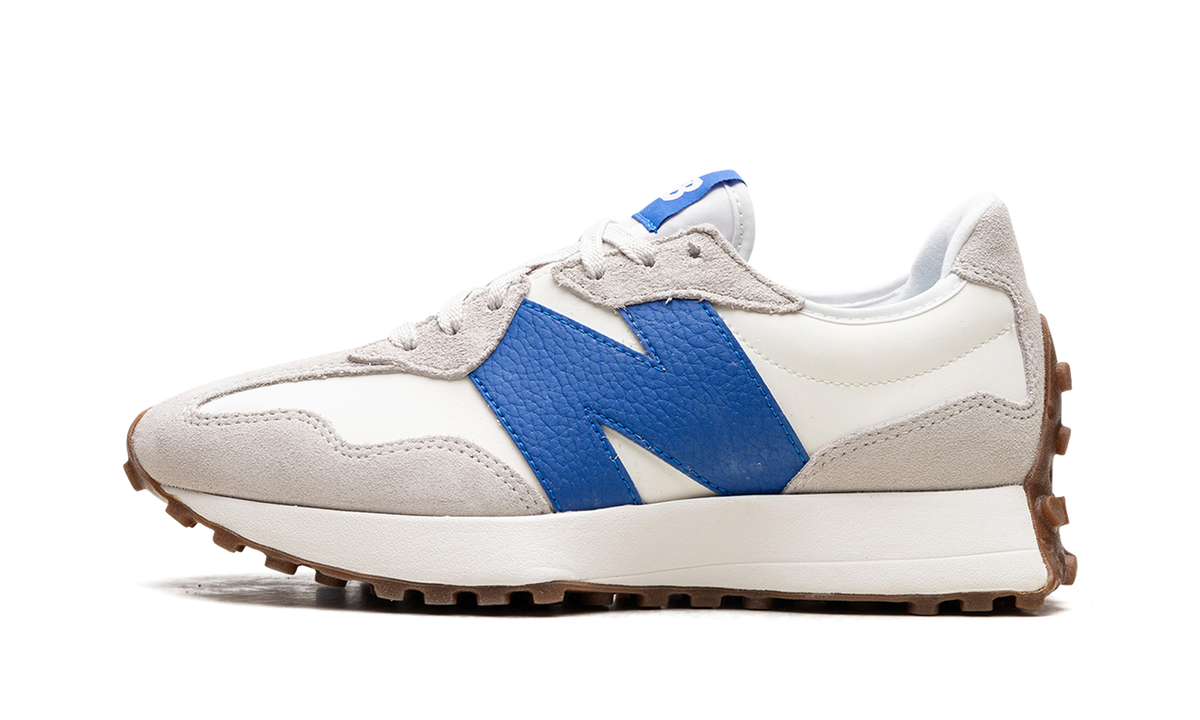 Overkicks - New Balance 327 Moonbeam True Blue (Womens) (WS327GB) - vista lateral