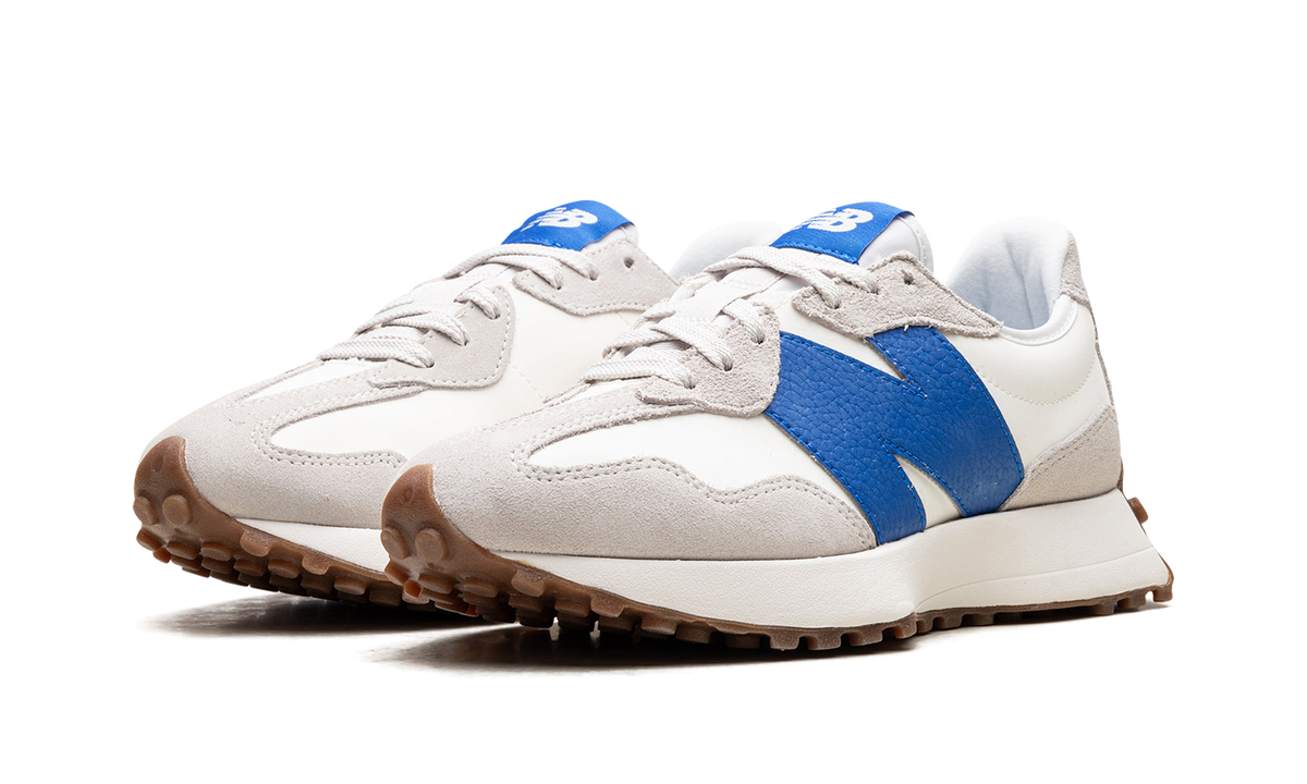 Overkicks - New Balance 327 Moonbeam True Blue (Womens) (WS327GB) - vista trasera