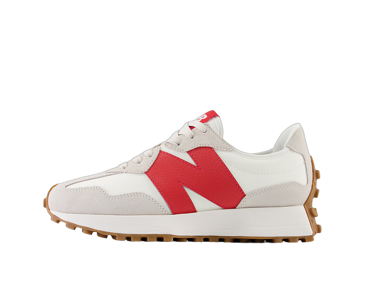 Overkicks - New Balance 327 Moonbeam True Red (Womens) (WS327GC) - vista lateral