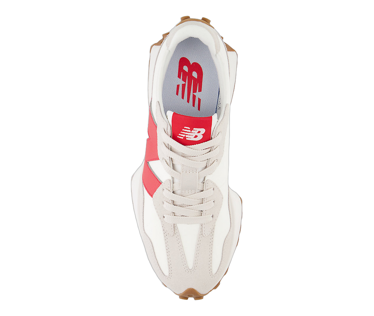 Overkicks - New Balance 327 Moonbeam True Red (Womens) (WS327GC) - detalle suela