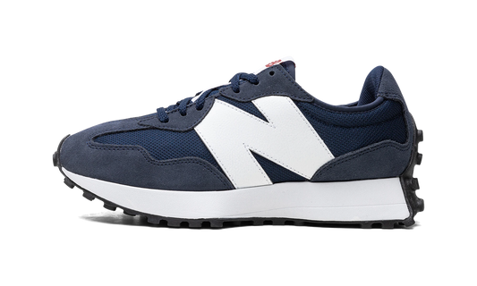 Overkicks - New Balance 327 Natural Indigo White (MS327CNW) - vista lateral