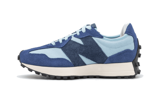 Overkicks - New Balance 327 Navy Blue (MS327WD) - vista lateral