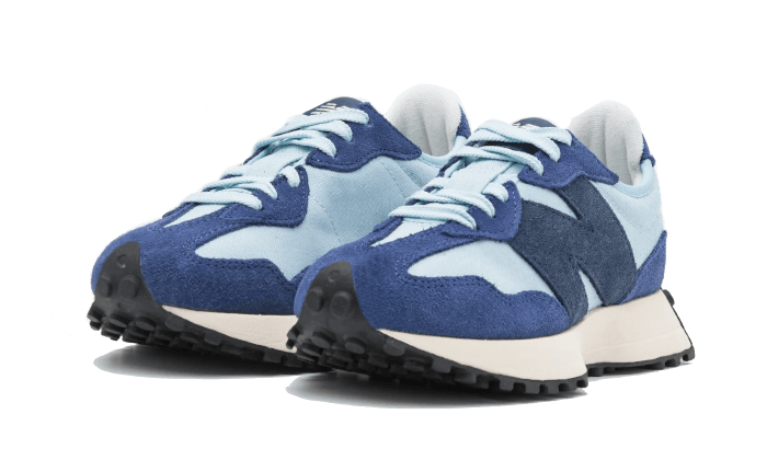 Overkicks - New Balance 327 Navy Blue (MS327WD) - vista trasera