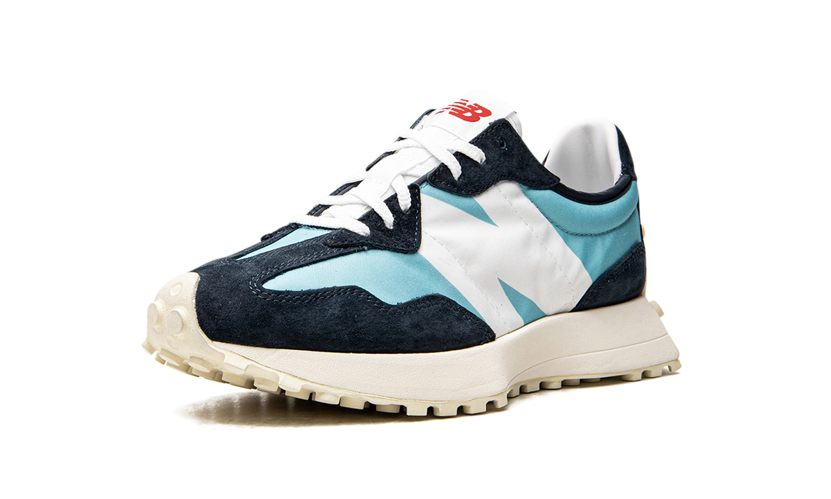 Overkicks - New Balance 327 Navy White (Womens) (WS327CPB) - detalle suela